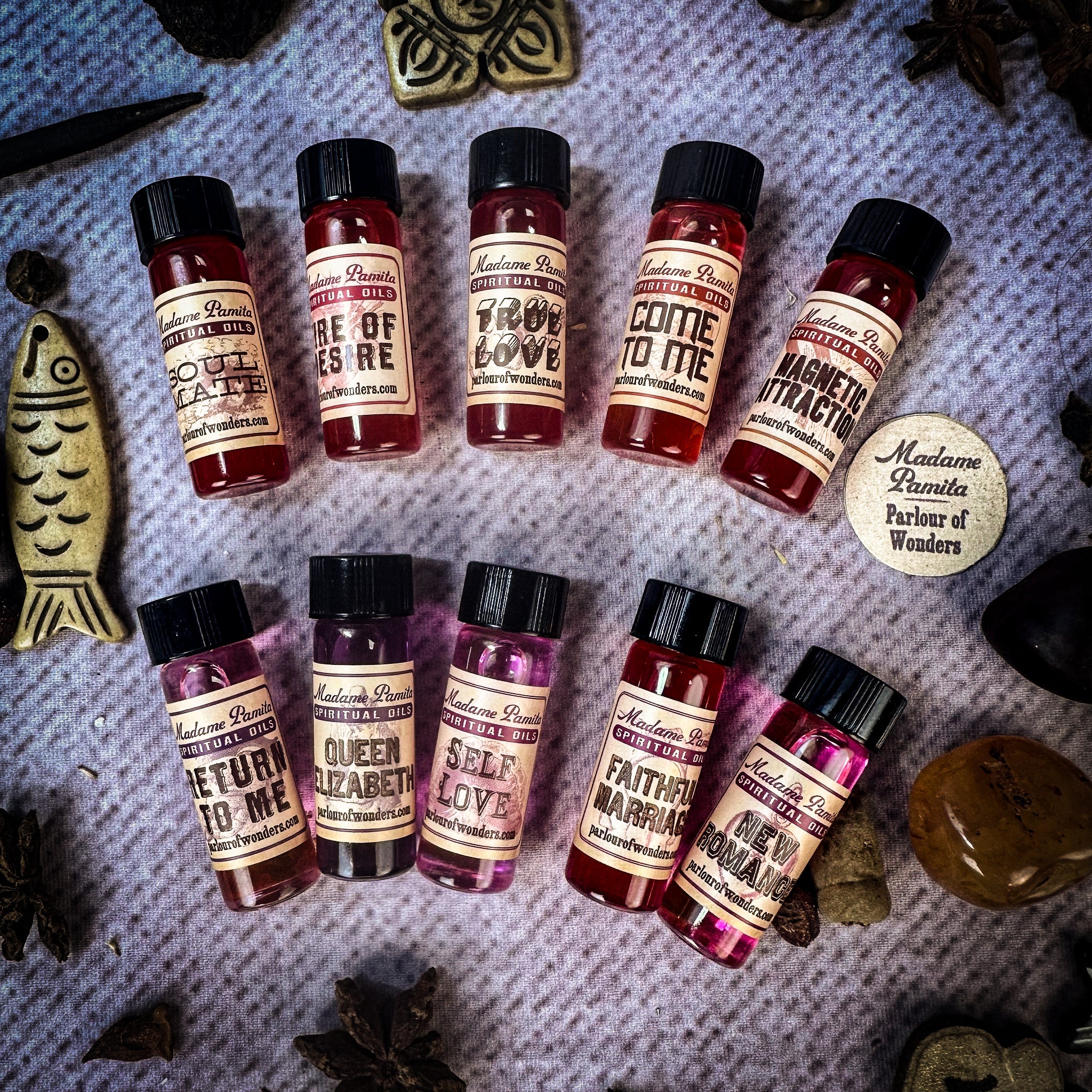 Spiritual Oil Variety Pack: Love Magic by Parlour of Wonders