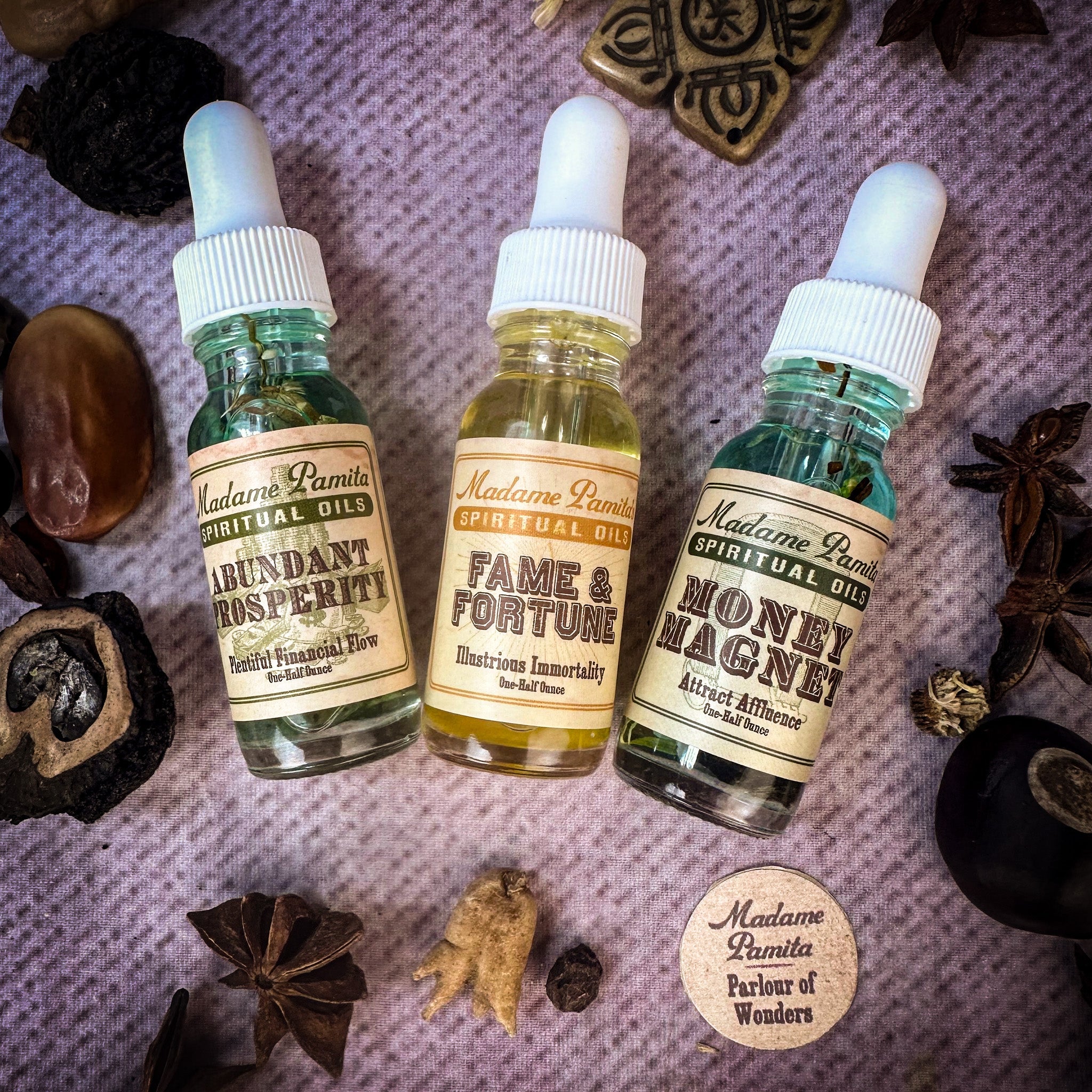Spiritual Oil Variety Pack: Money Magic by Parlour of Wonders
