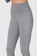 Stretch Heather Pocket Legging Made in USA