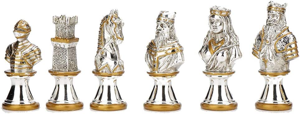 Medieval Crusades Chess Set with Board by FairyGlen Store