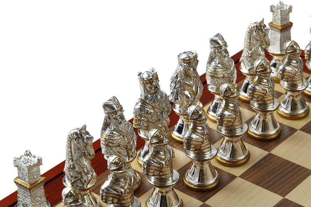 Medieval Crusades Chess Set with Board by FairyGlen Store