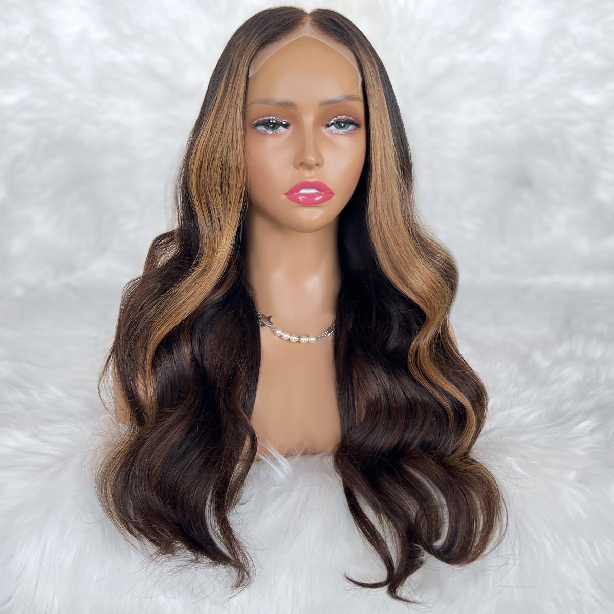 Raw Zaria Glueless 5x5 HD Lace Professionally Colored 100% Human Hair Closure Wig by Private Label