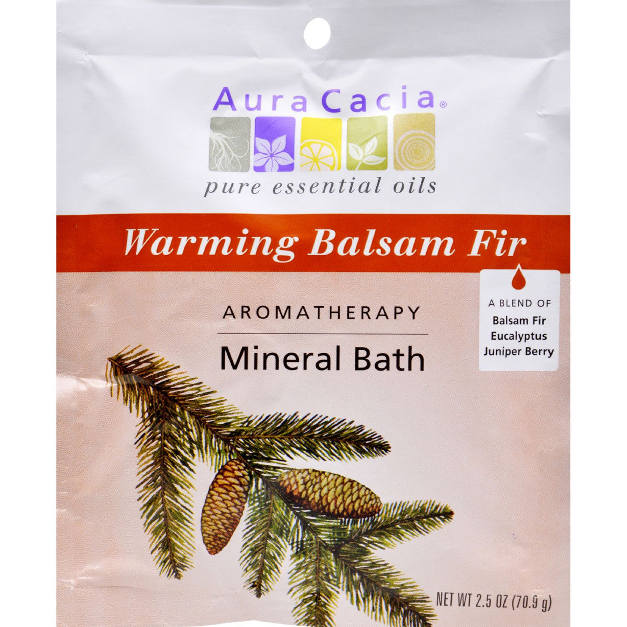 Aura Cacia Soothing Heat Mineral Bath (6x2.5 Oz) - Goddess Imports Marketplace