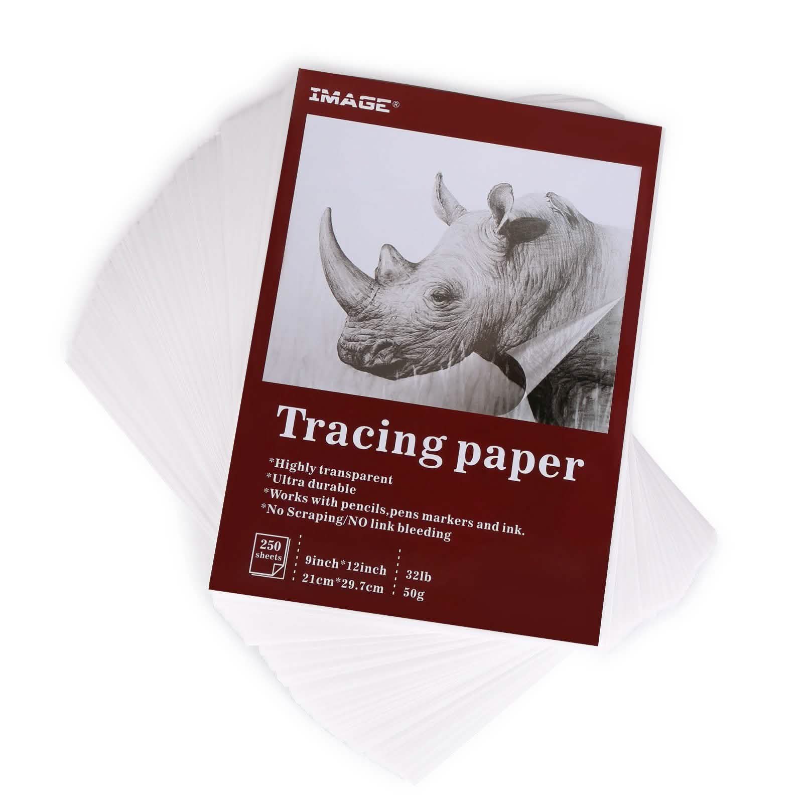 A4 Size 250 Sheets Translucent Vellum Paper for Tracing Sketching Drawing Animation by DailySale
