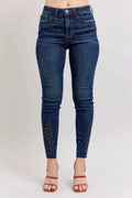 Judy Blue Full Size Embroidered High Rise Skinny Jeans Plus Size