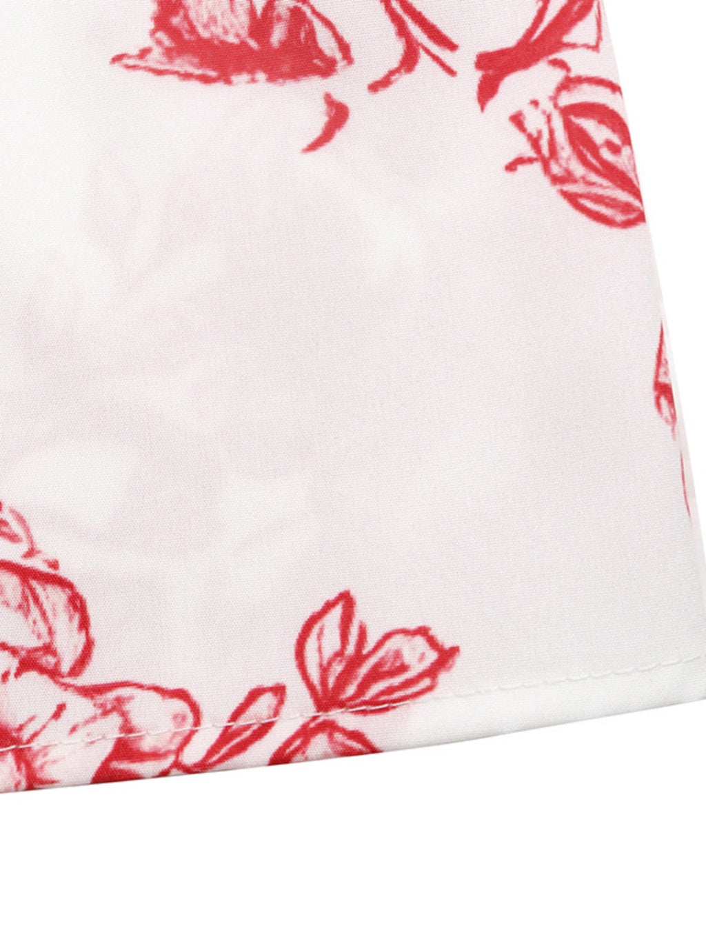 Floral Print Tie Strap Maxi Dress