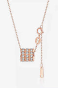 Moissanite 925 Sterling Silver Necklace by Wild and Free Boutique