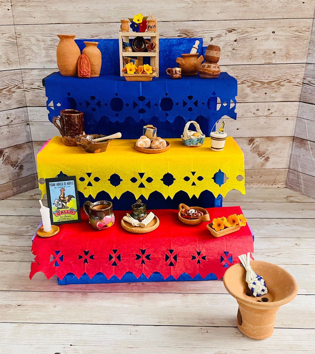 Altar de Ofrenda para Dia De Los Muertos Styrofoam Day of the Dead Offering Altar by Chica Mexico