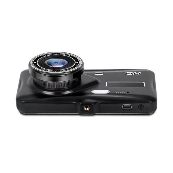 A6T 4-Inch 170° Wide Angle Full HD 1080P Car DVR Dual Lens Dash Cam Rear View Camera Video Recorder with Touch Screen by DailySale