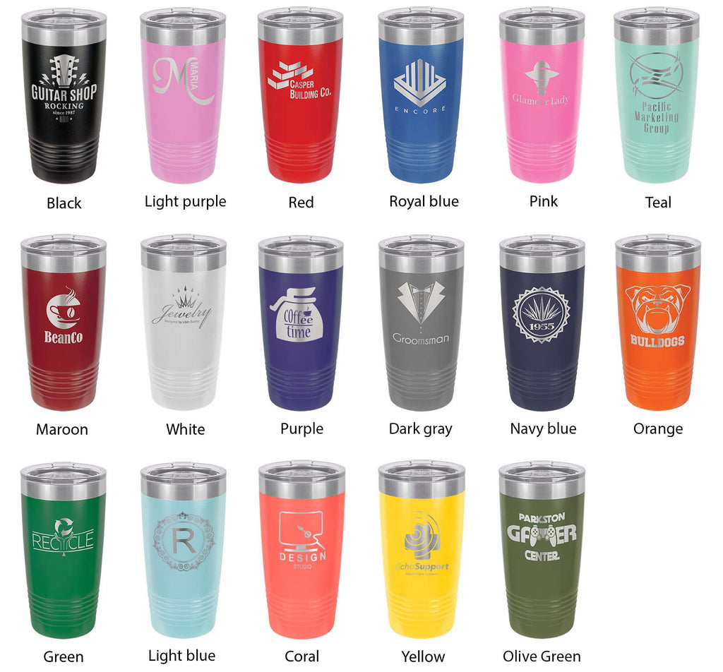 Proud Rescue Mom Tumbler Dog Travel Mug Gift Insulated Laser Engraved Coffee Cup 20 oz - Goddess Imports Marketplace