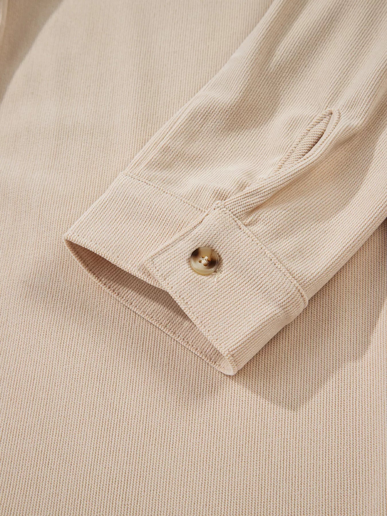 Corduroy Half Button Collared Long Sleeve Mini Dress by Shopiebay