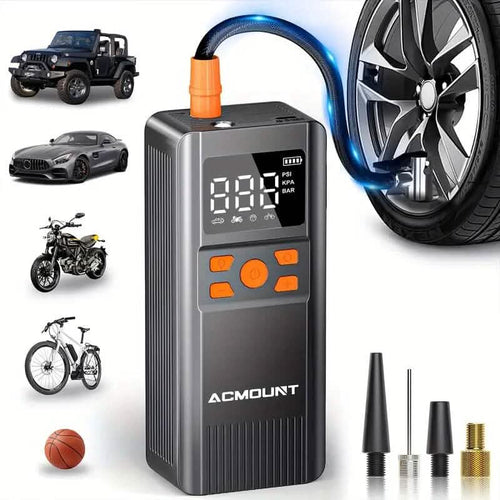 Acmount Tire Inflator Portable Air Compressor 150PSI by DailySale