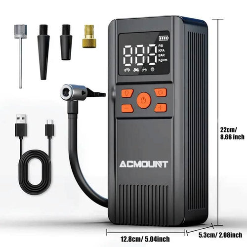 Acmount Tire Inflator Portable Air Compressor 150PSI by DailySale