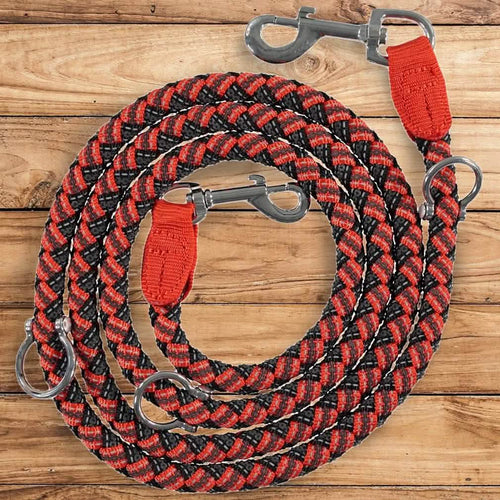 Adjustable and Stretchable Reflective Double Dog Leash by DailySale