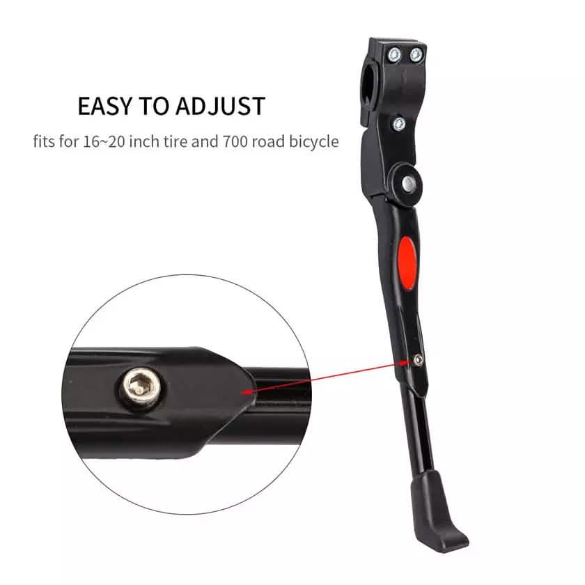 Adjustable Bicycle Support Side Stand by DailySale