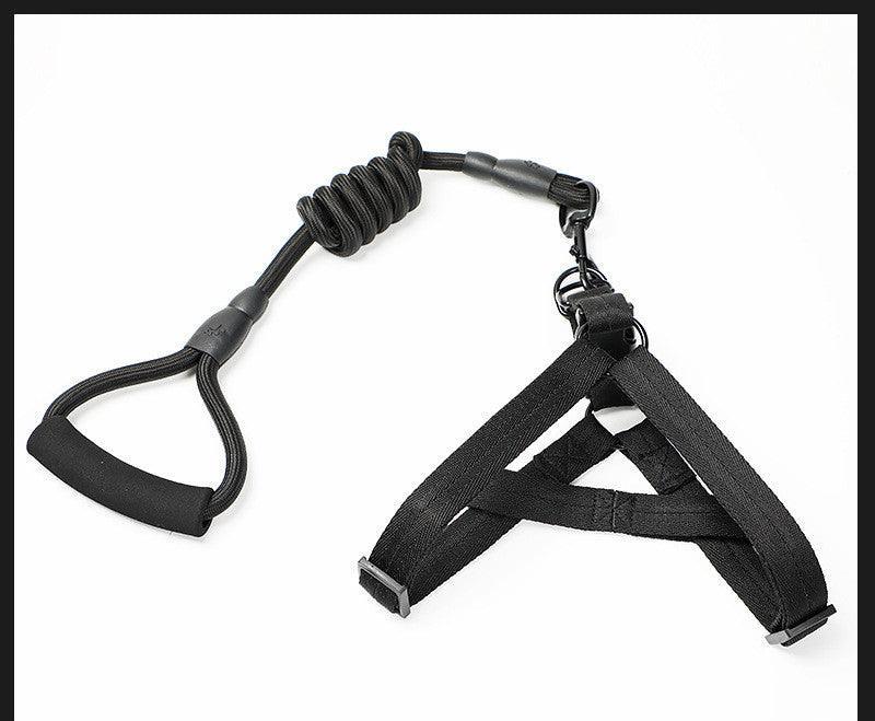 Adjustable Pet Leash And Chest Strap Set With Reflective And Strengthened Design - Goddess Imports Marketplace