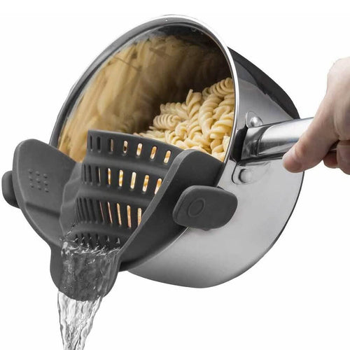 Adjustable Silicone Pot Strainer and Pasta Strainer by DailySale