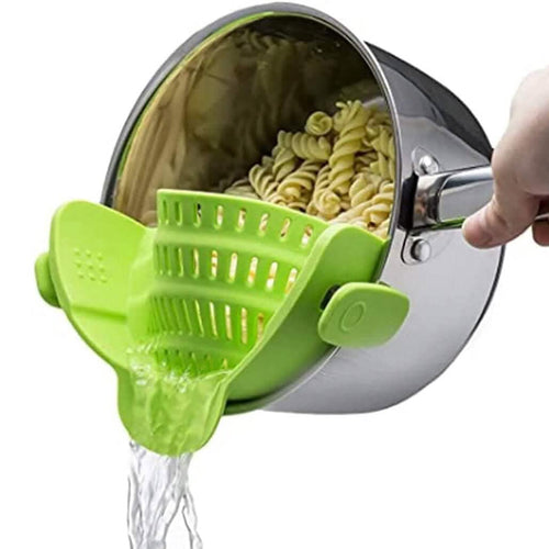 Adjustable Silicone Pot Strainer and Pasta Strainer by DailySale