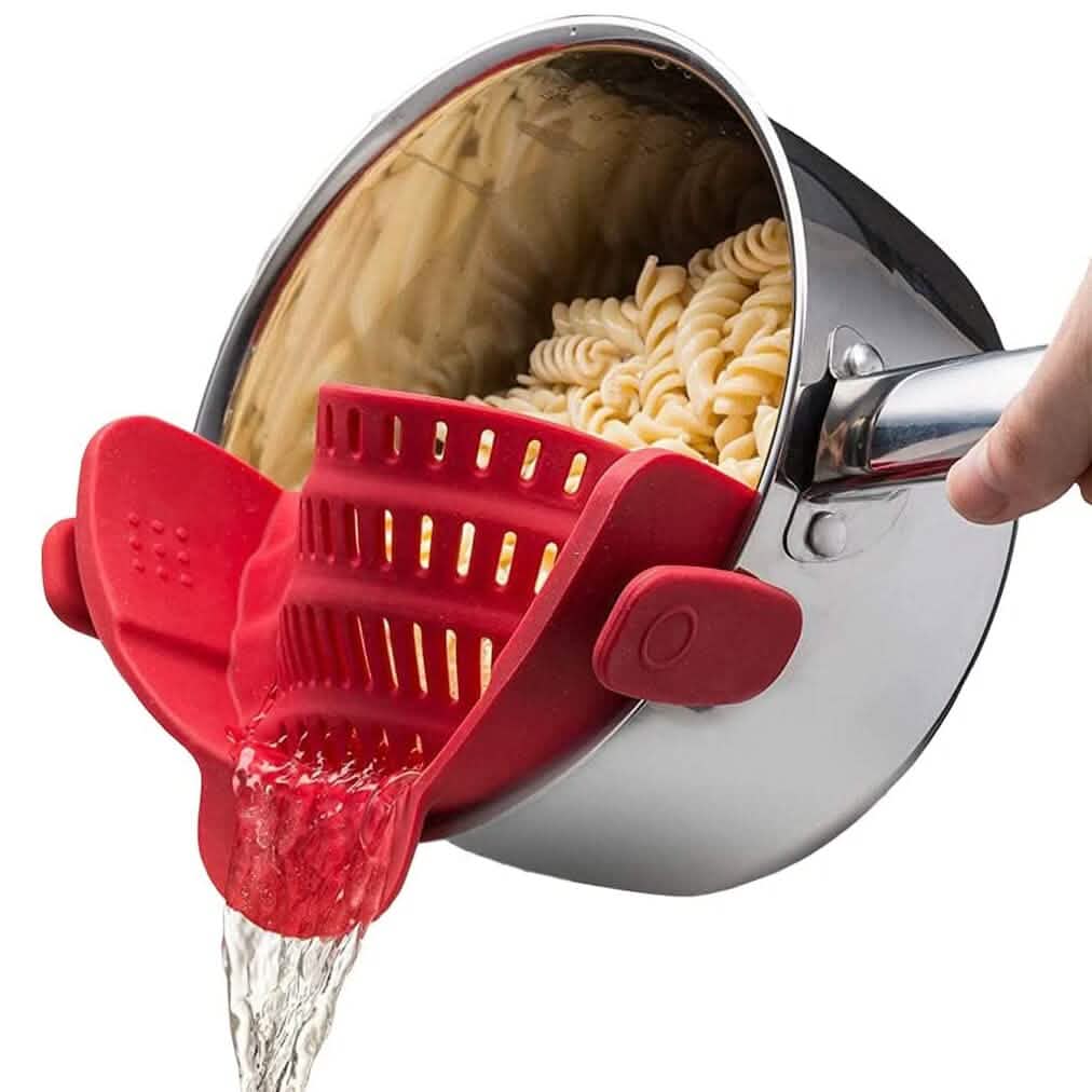 Adjustable Silicone Pot Strainer and Pasta Strainer by DailySale