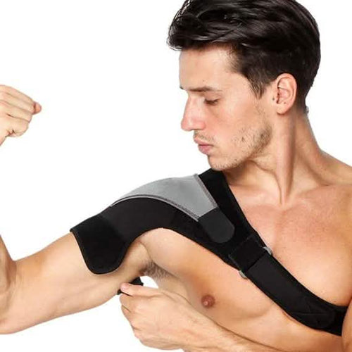 Adlikes Shoulder Support Adjustable Shoulder Wrap Belt Band Gym Sport Brace by DailySale