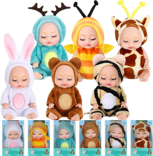 Adorable 4.3" Reborn Doll - Mini Cute Sleeping Youngsters Series by DailySale