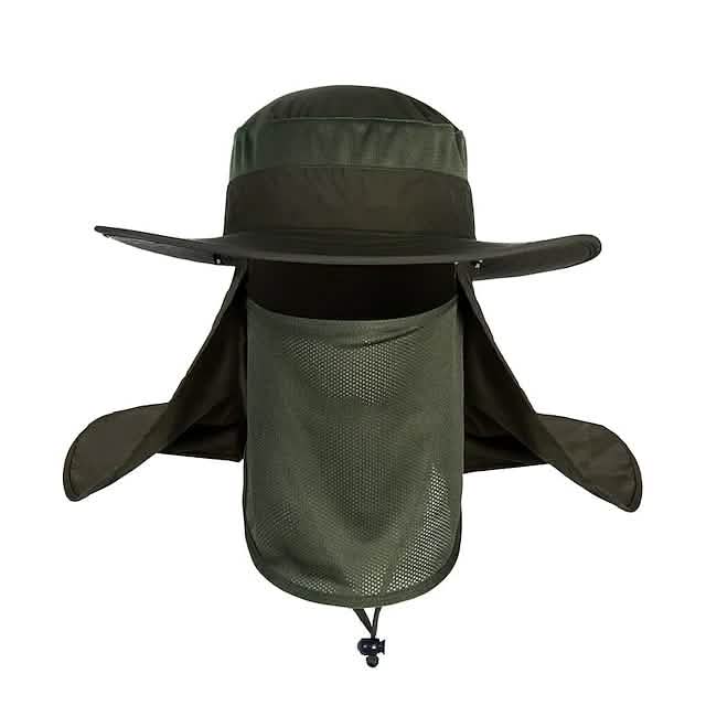 Adult Wide Brim Sun Hat with Neck Face Flap Cover by DailySale