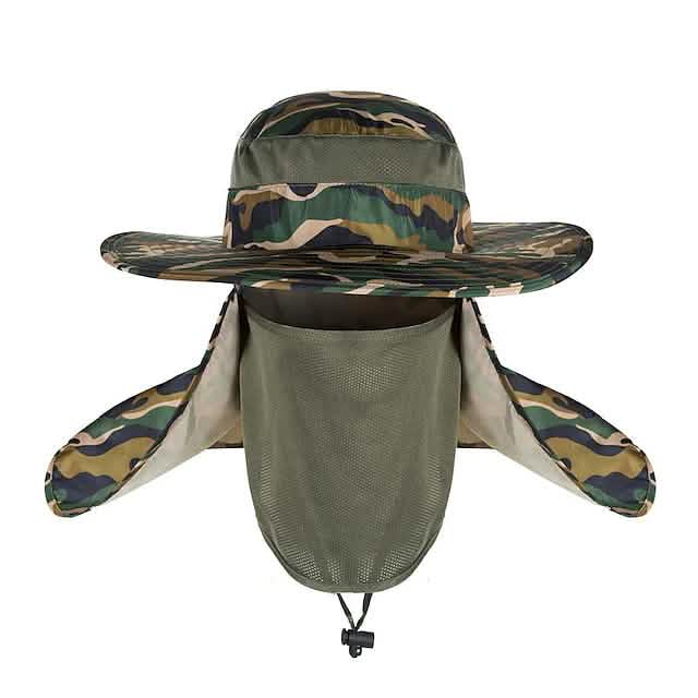 Adult Wide Brim Sun Hat with Neck Face Flap Cover by DailySale