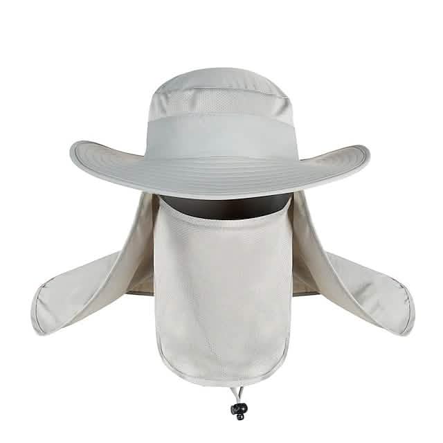 Adult Wide Brim Sun Hat with Neck Face Flap Cover by DailySale