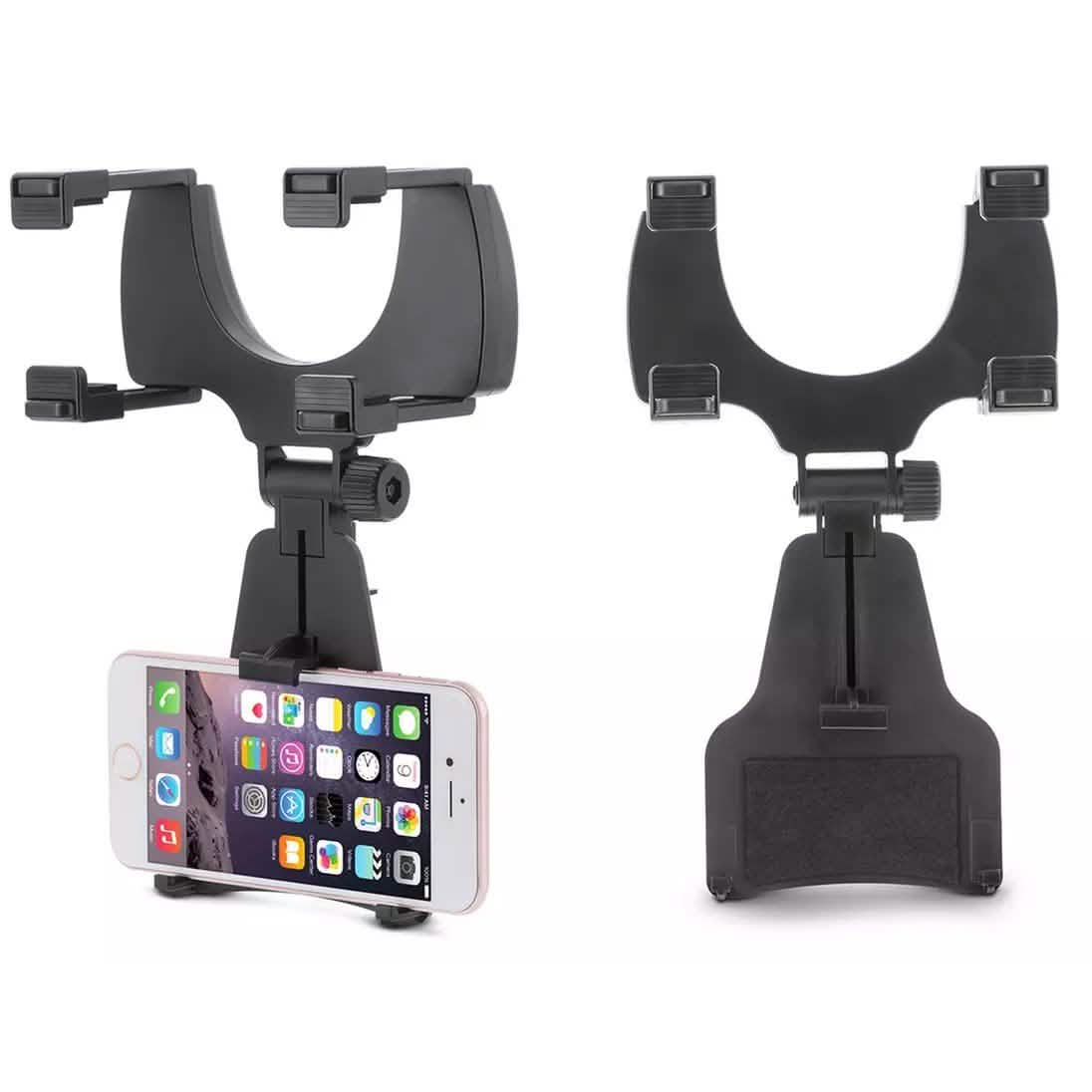 Aduro Grip-Clip Universal Rearview Mirror Phone Mount by DailySale
