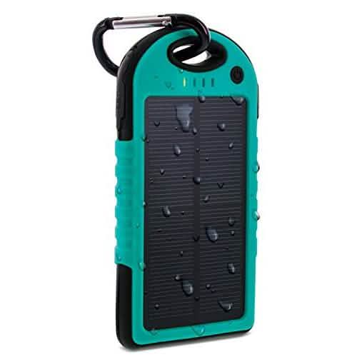 Aduro Powerup Solar 6,000 mAh Portable Backup Battery by DailySale