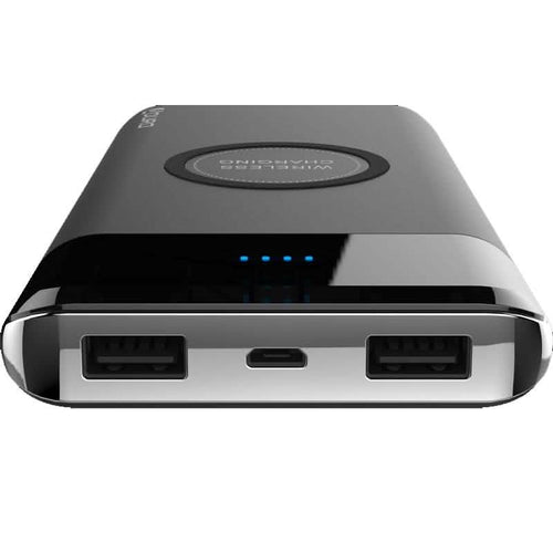 Aduro PowerUp Wireless Charging 10,000mAh Dual-USB Backup Battery by DailySale