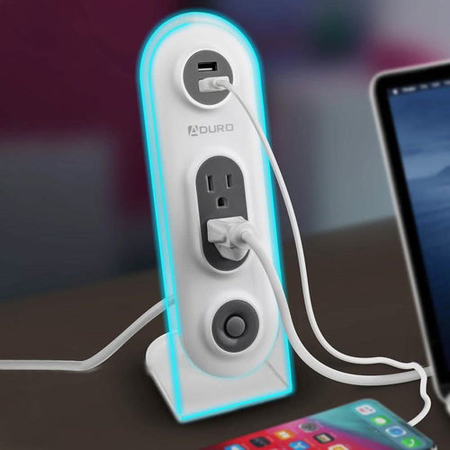Aduro Surge Duo Dual USB & Dual Surge Charging Station by DailySale