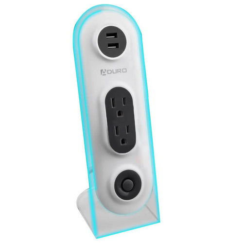 Aduro Surge Duo Dual USB & Dual Surge Charging Station by DailySale