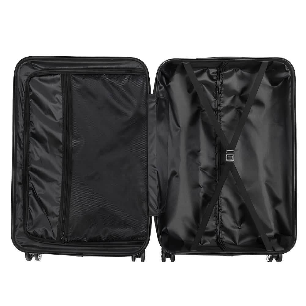 3-Piece Hard Shell Luggage Set with TSA Lock – 20/24/28 Inch 360° Spinner Wheels by DailySale