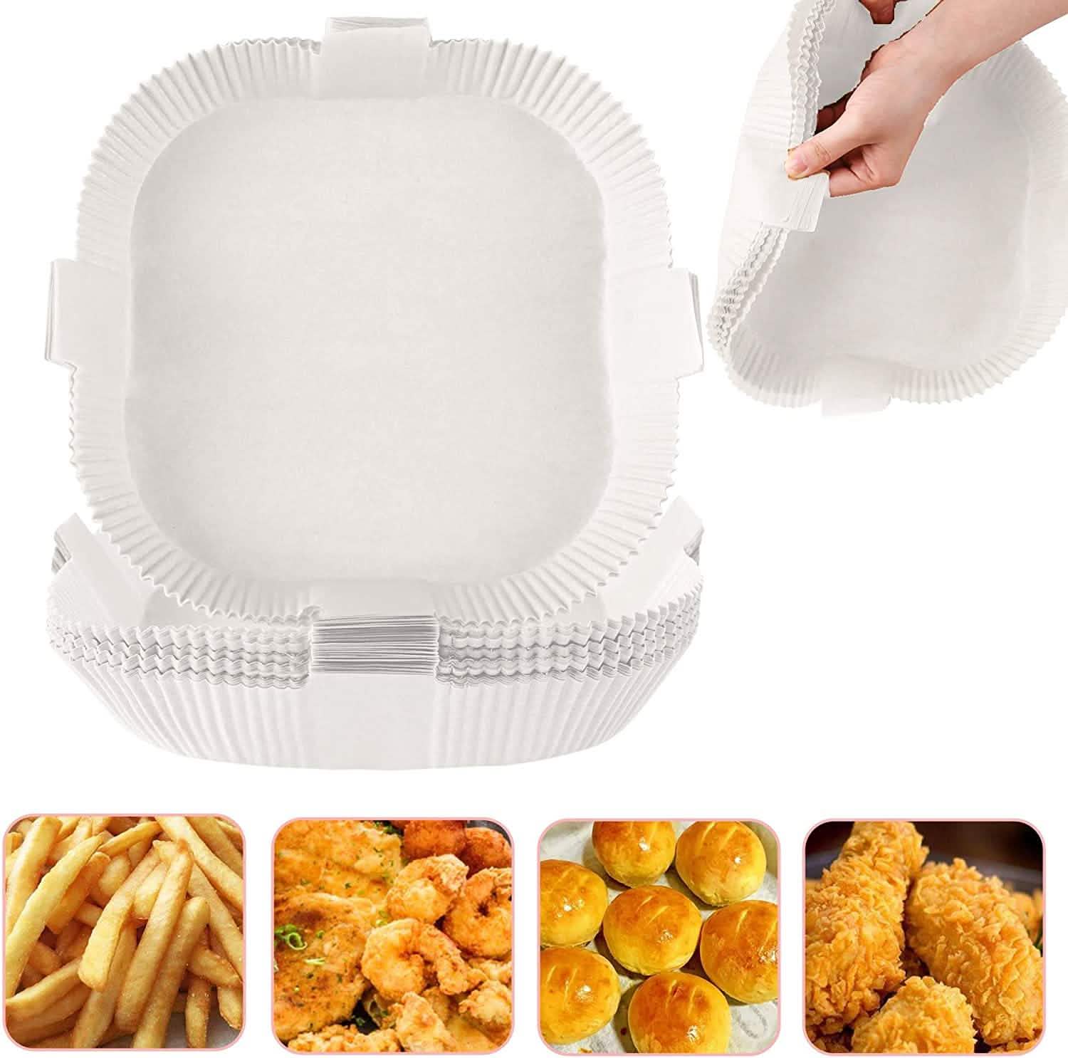 100-Pack: Air Fryer Disposable Paper Liners by DailySale