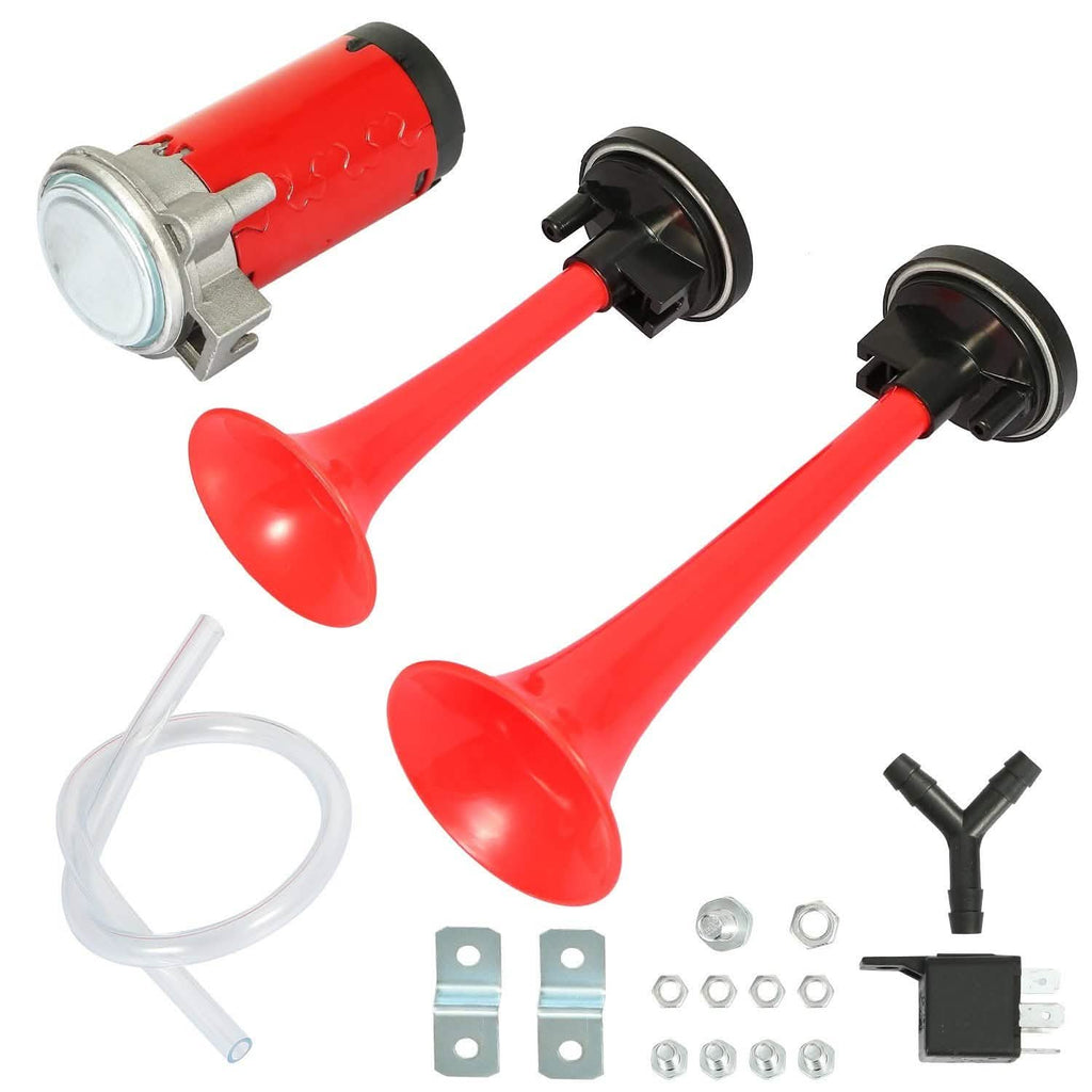 Air Horn Dual Trumpet 12V 115DB by DailySale