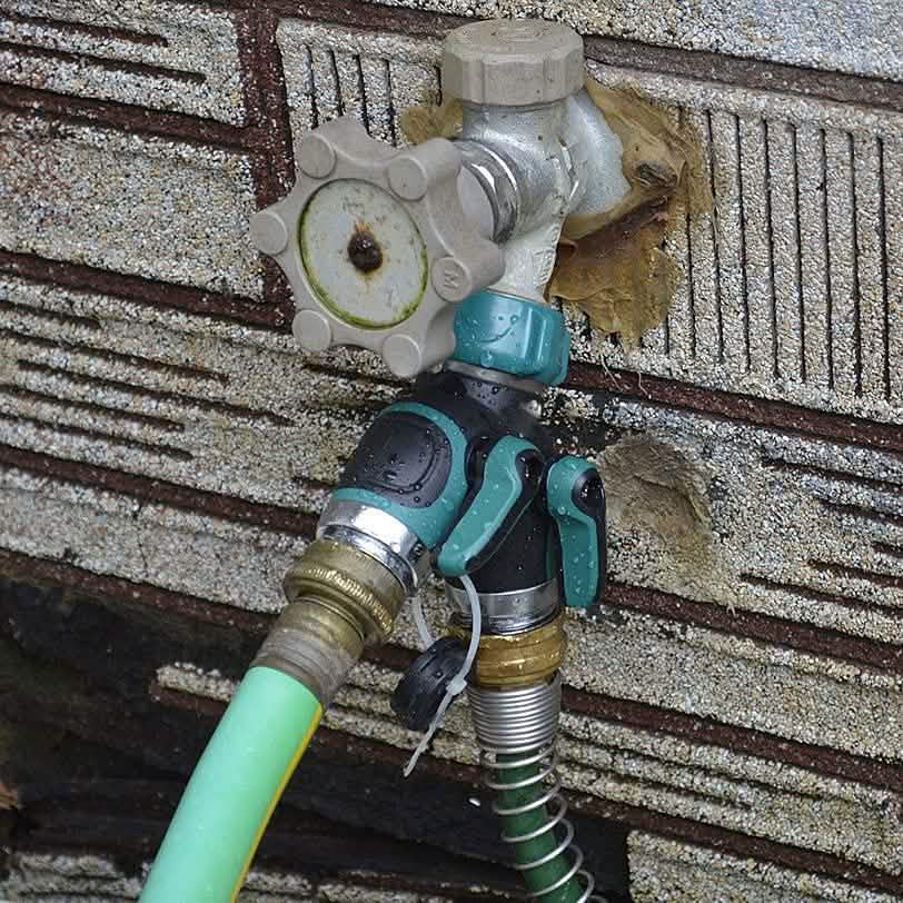 All Metal Body Garden Hose Splitter by DailySale