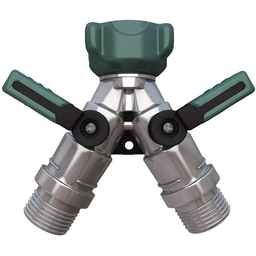 All Metal Body Garden Hose Splitter by DailySale