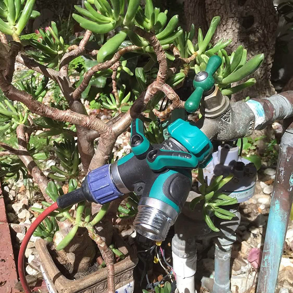 All Metal Body Garden Hose Splitter by DailySale