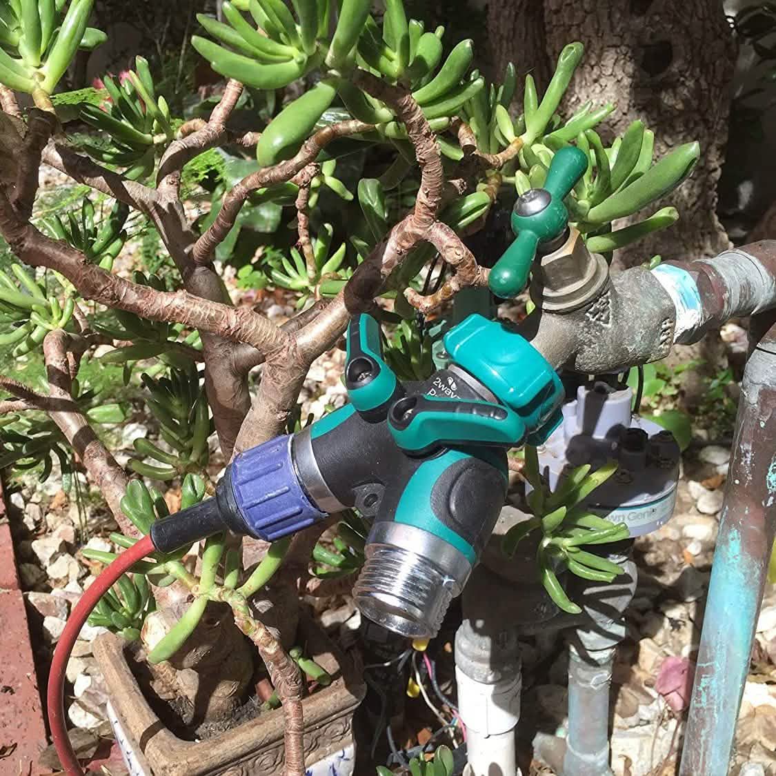 All Metal Body Garden Hose Splitter by DailySale