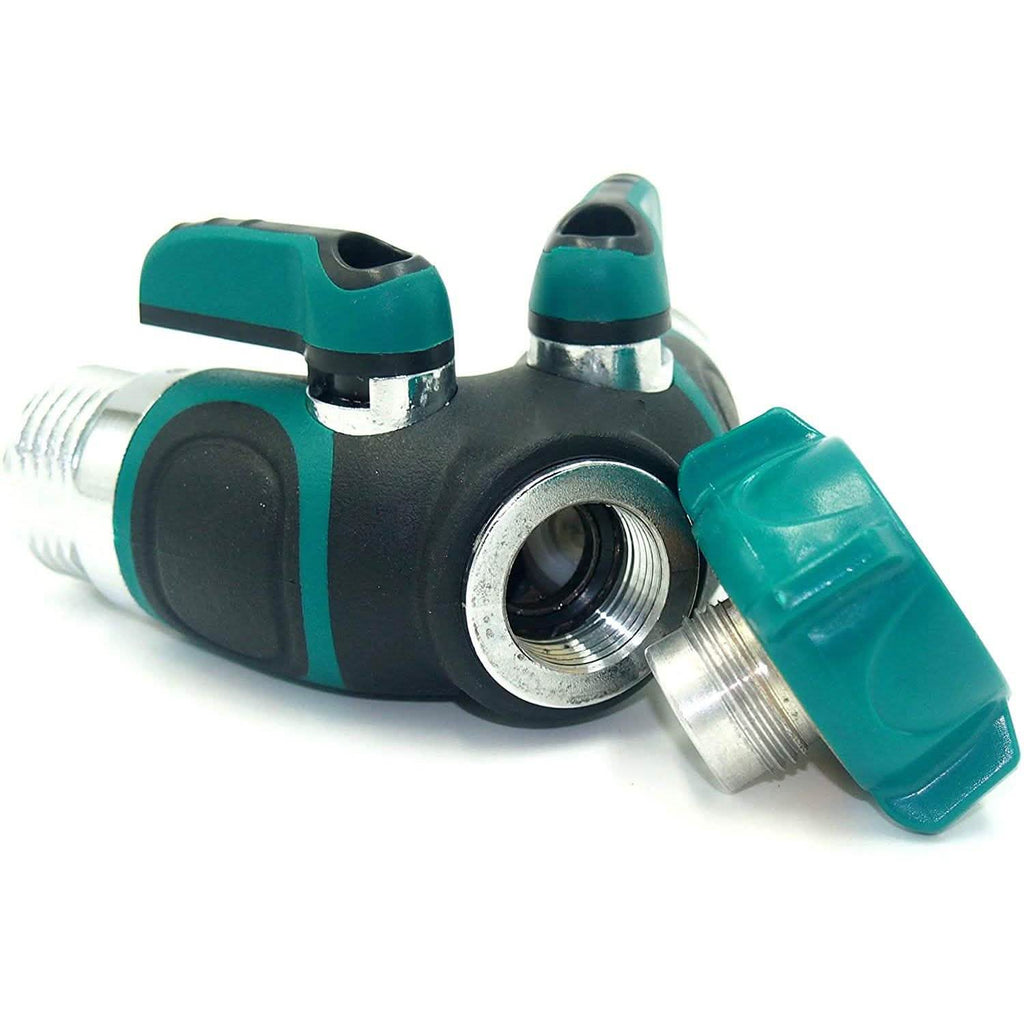 All Metal Body Garden Hose Splitter by DailySale