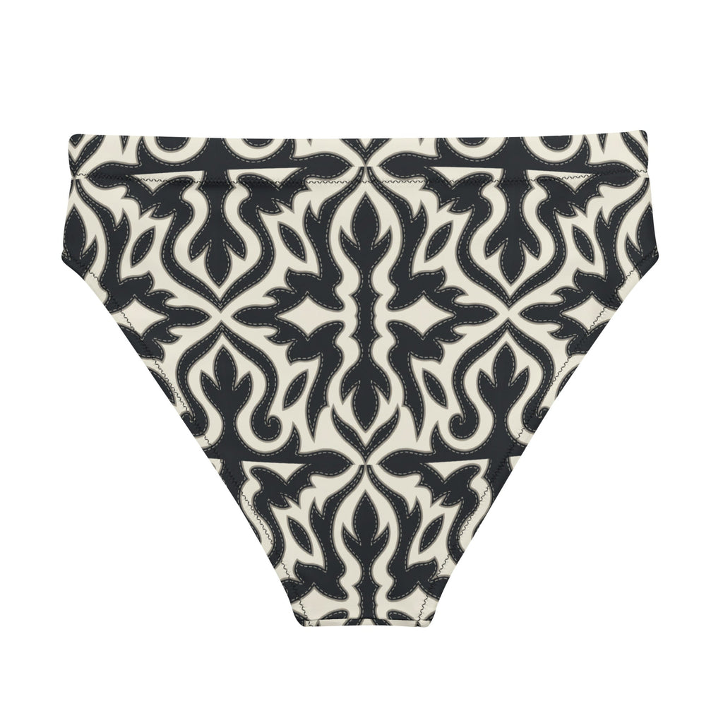 Maison Black high-waisted bikini bottom