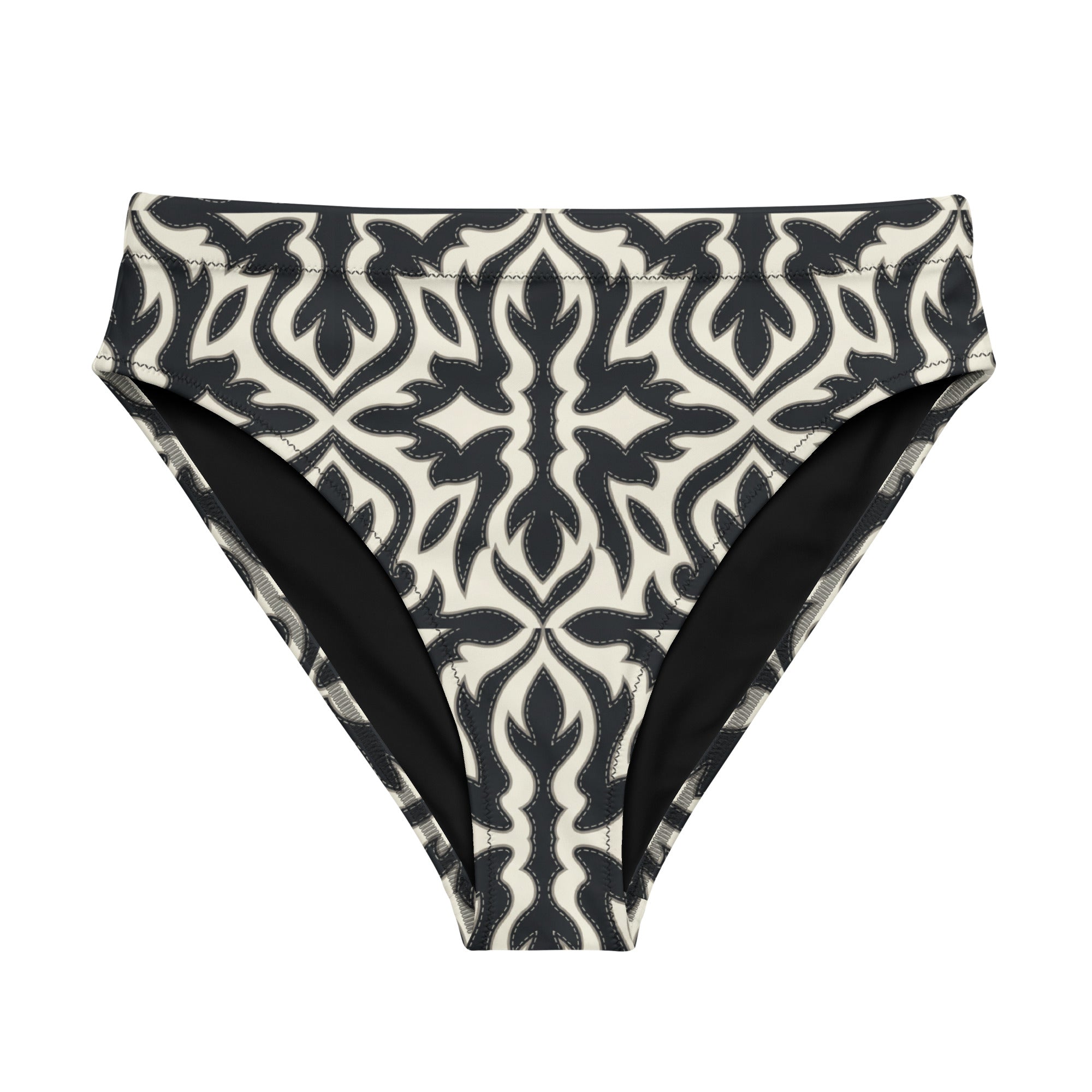 Maison Black high-waisted bikini bottom