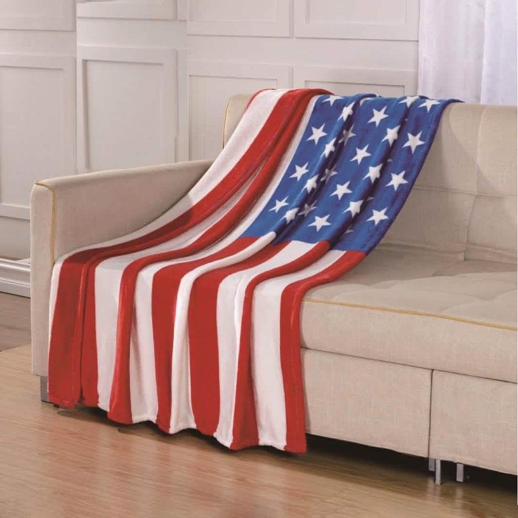 American Flag Ultra-Lush Oversized Throw Blanket by DailySale
