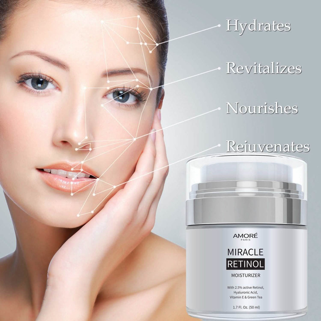 AMORÉ PARIS Retinol 2.5% High Potency Anti-Aging Moisturizer - 1.7 Fl. Oz. by DailySale