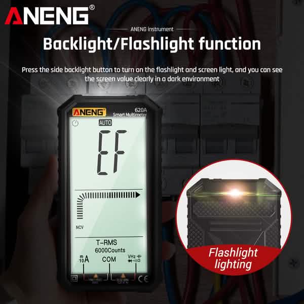 ANENG 4.7-Inch LCD Display 6000 Count AC/DC Digital Multimeter by DailySale