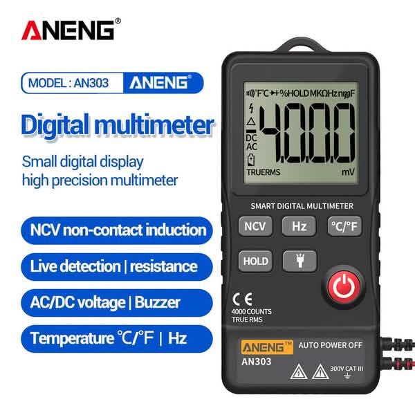 ANENG 4.7-Inch LCD Display 6000 Count AC/DC Digital Multimeter by DailySale