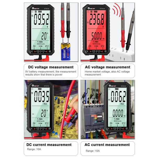 ANENG 4.7-Inch LCD Display 6000 Count AC/DC Digital Multimeter by DailySale