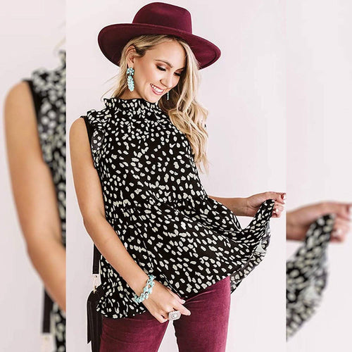 Angashion Women's Casual Floral Print Babydoll Blouse Tunic Tops by DailySale