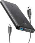 Anker USB-C Portable Charger, 18W PowerCore Slim 10000 PD, 10000mAh Power Delivery Power Bank (Refurbished) by DailySale